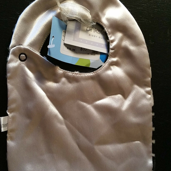 BINKSTERS Baby BIB New With Tag Reversible GIRAFFE - Picture 2 of 2
